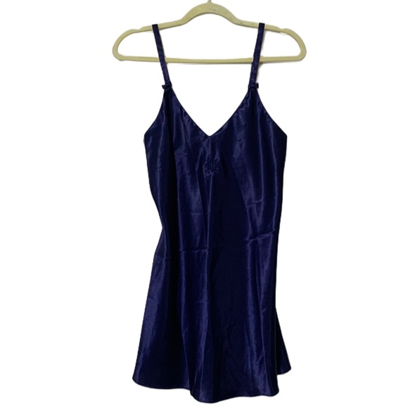Vintage Dresses Vintage Christian Dior Dark Blue Slip Dress Poshmark